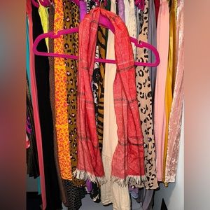 2 Different Plaid Scarves